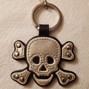 Coach Skull Keychain